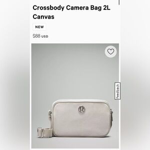 NWT lululemon Crossbody Camera Bag 2L
Canvas